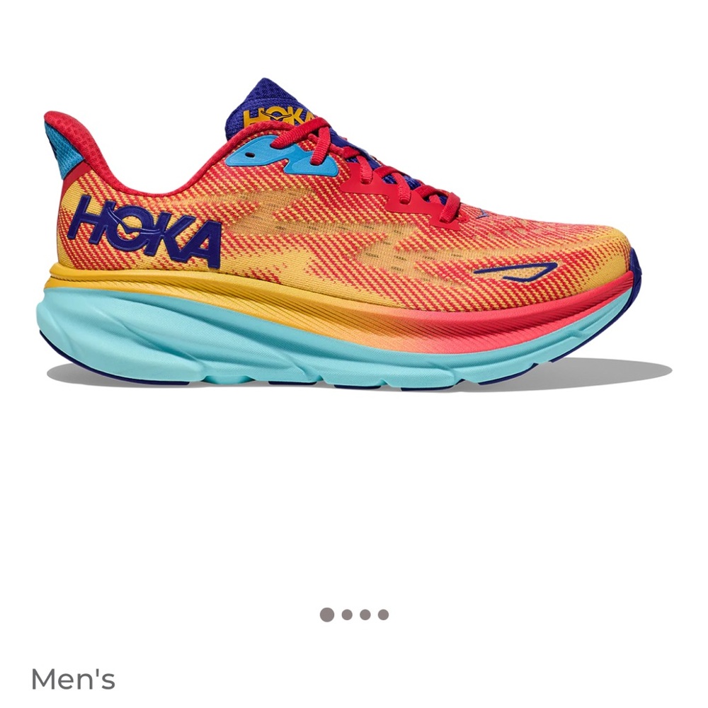 Hoka Clifton 9 Cerise running shoes